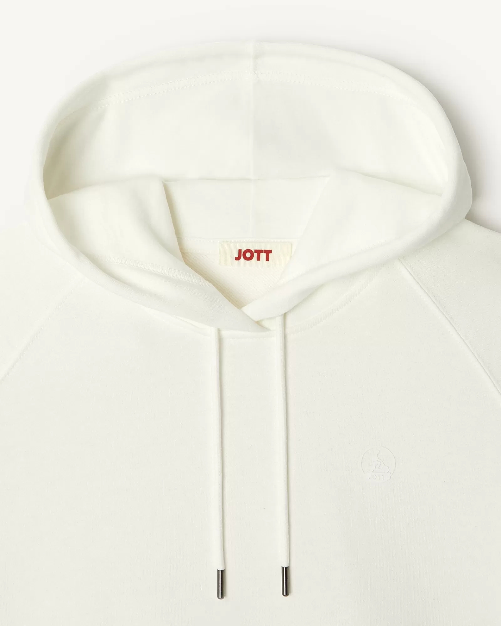 Discount JOTT Sweat Molleton A Capuche Femme En Coton Biologique Blanc Monteria 901 Blanc