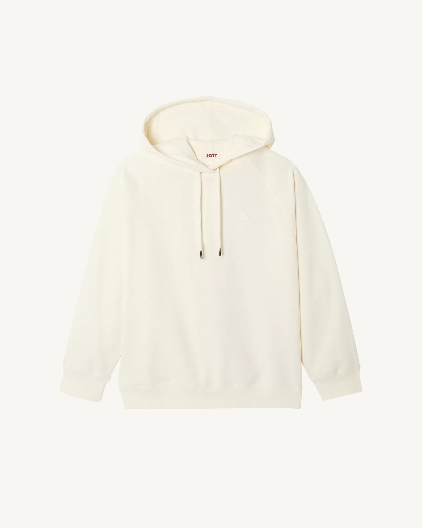 Sale JOTT Sweat Molleton A Capuche Femme En Coton Biologique Ecru Monteria 895 Off-White