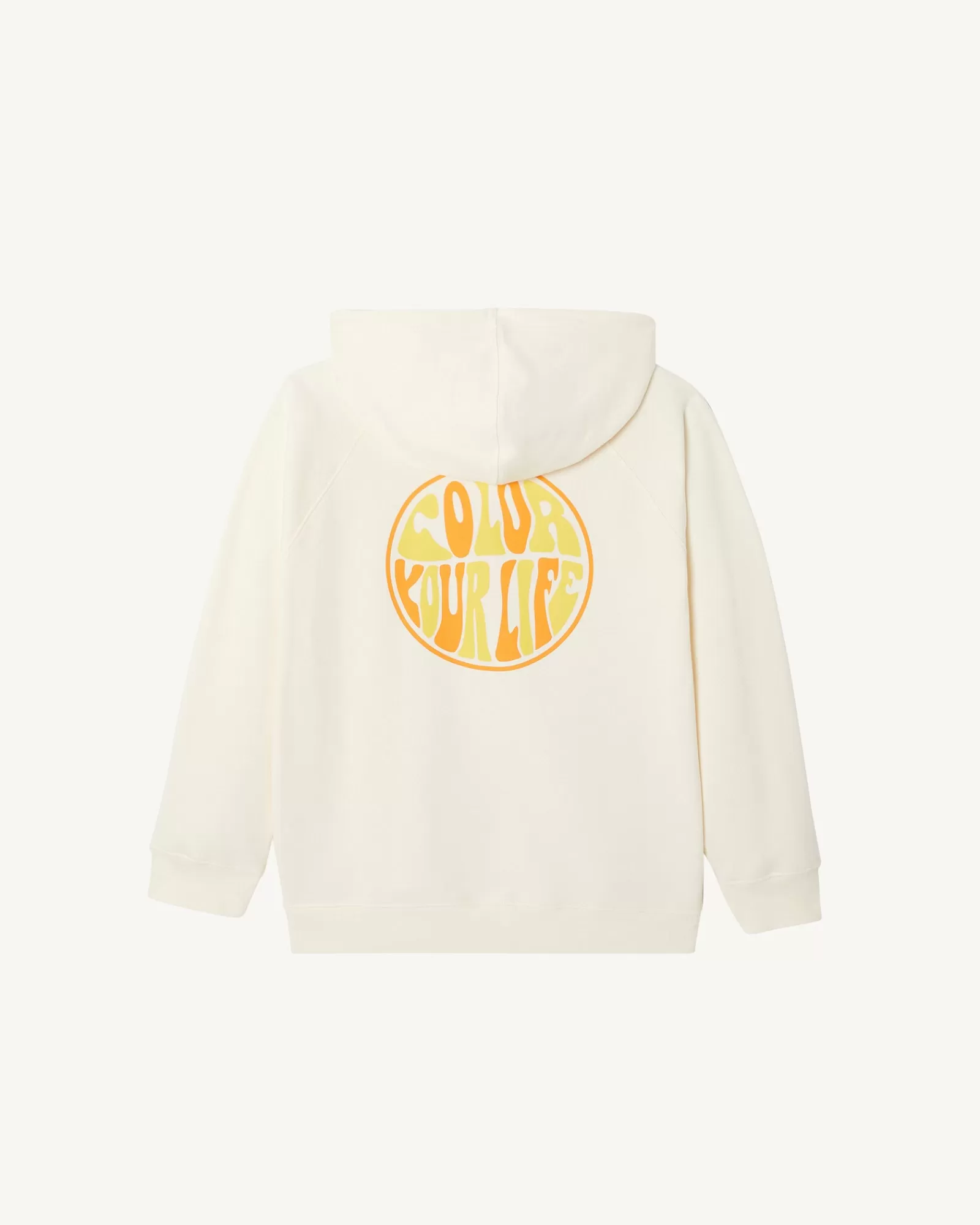 Sale JOTT Sweat Molleton A Capuche Femme En Coton Biologique Ecru Monteria 895 Off-White