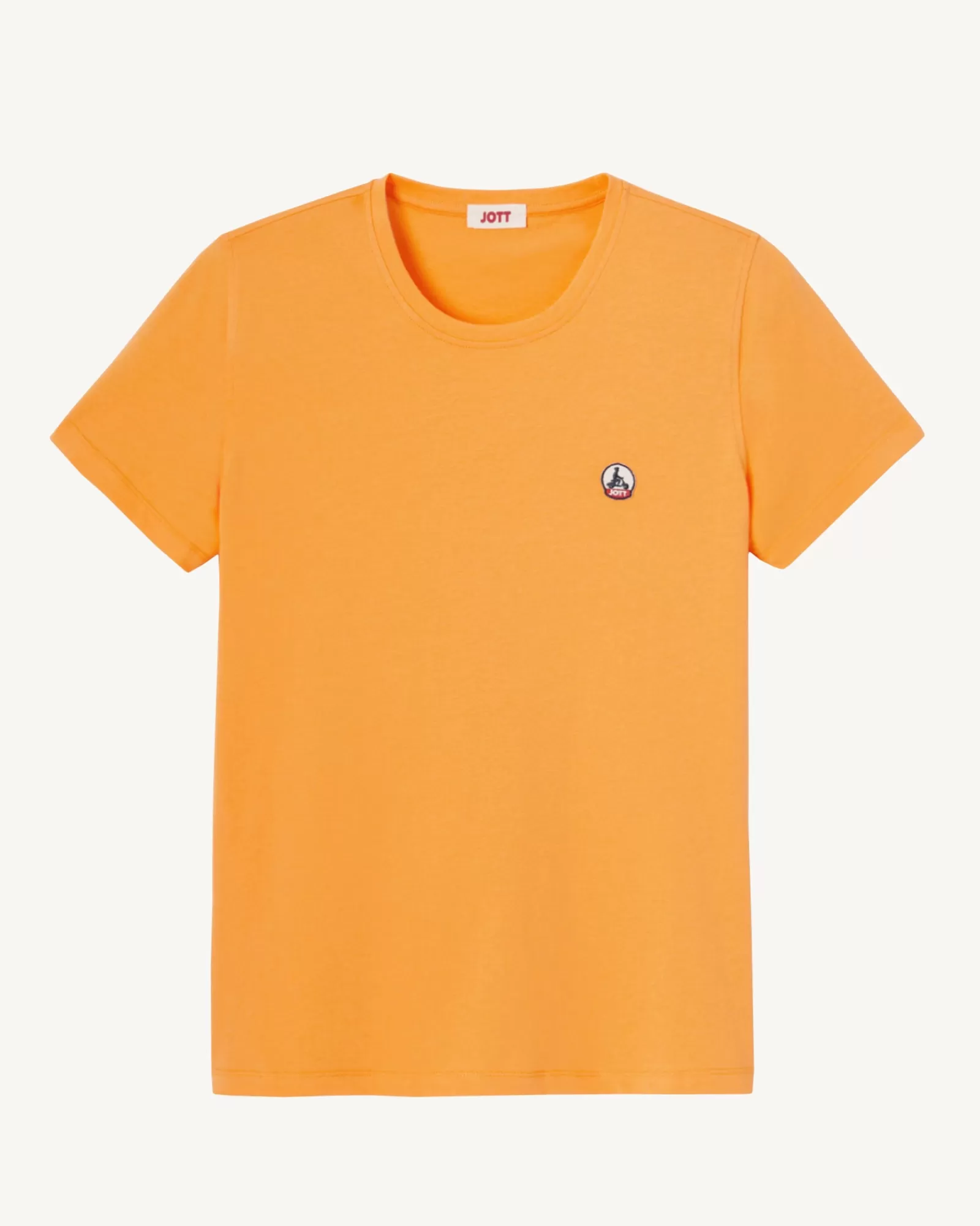 Online JOTT T-Shirt A Col Rond Femme En Coton Biologique Abricot Rosas 728 Apricot