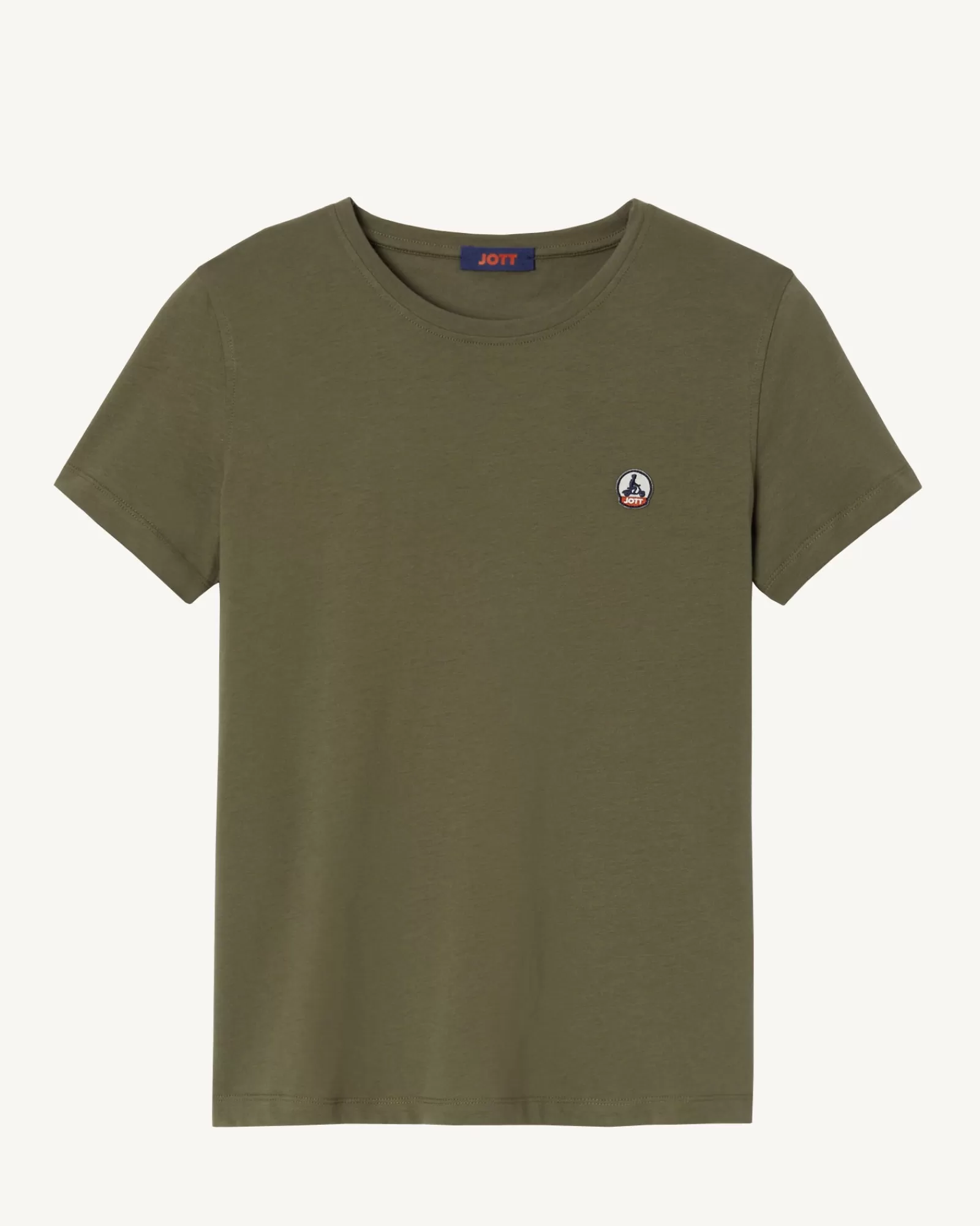 Best JOTT T-Shirt A Col Rond Femme En Coton Biologique Army Rosas 255 Army