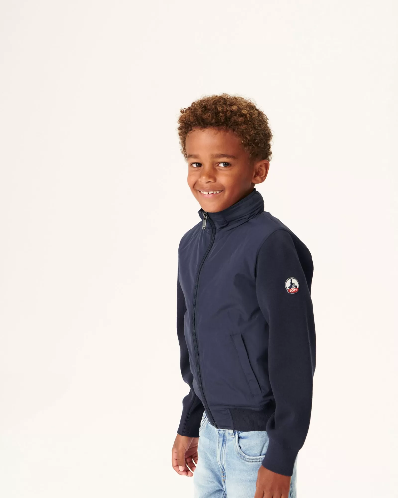 Hot JOTT Veste Legere A Capuche Marine Enfant Real 104 Navy