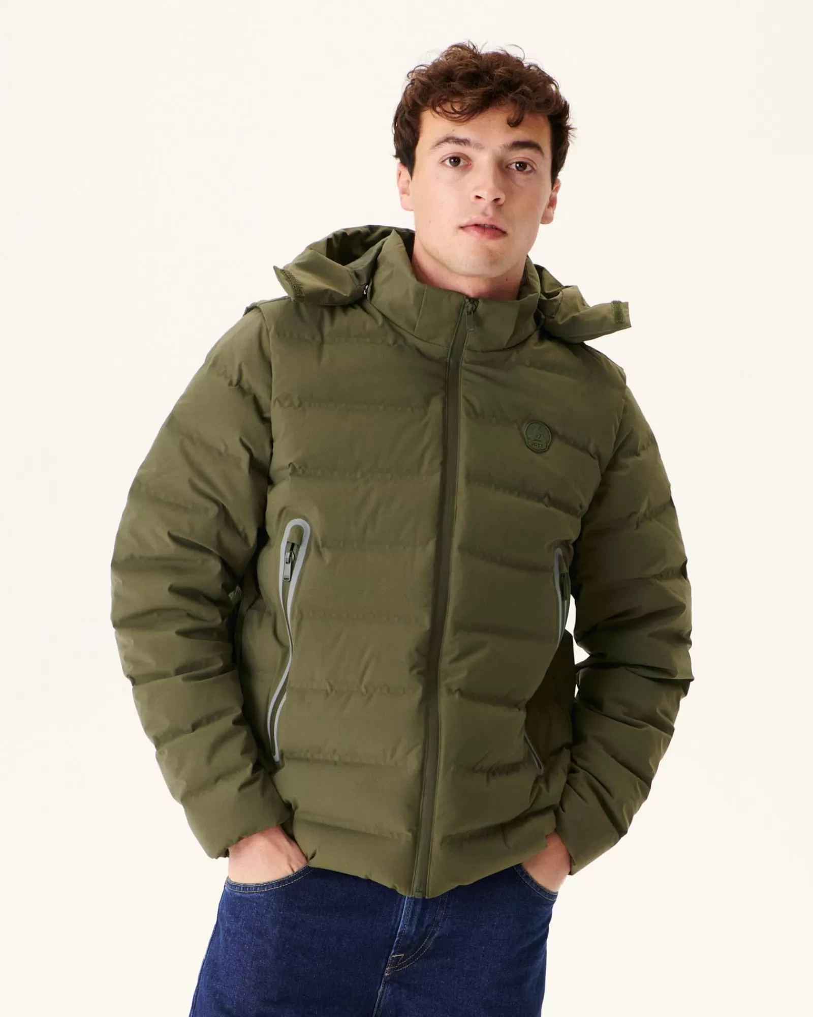 Cheap JOTT Doudoune A Capuche 4-En-1 Army Ulaan 255 Army