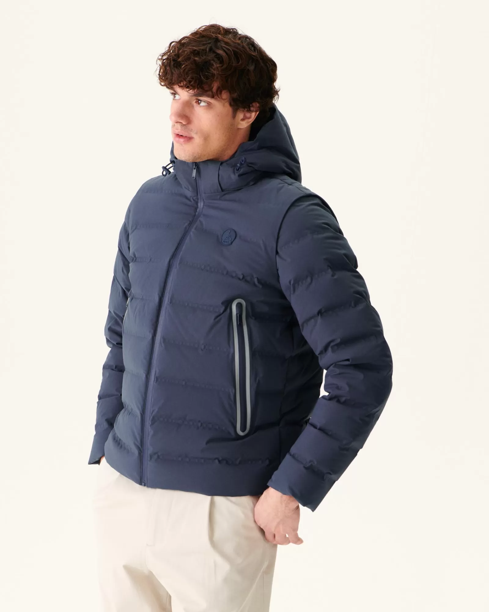 Shop JOTT Doudoune A Capuche 4-En-1 Marine Ulaan 104 Navy