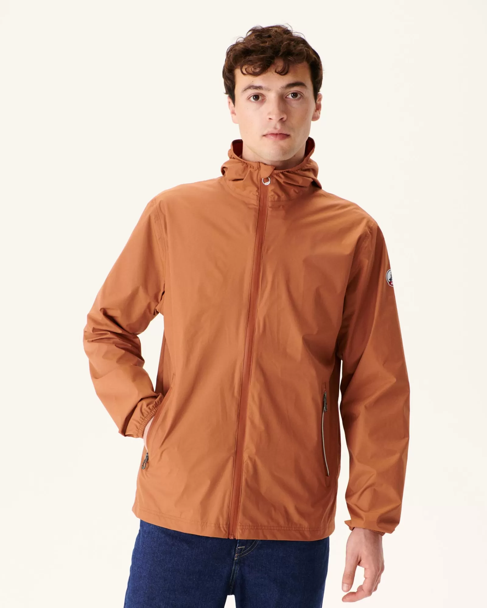 Clearance JOTT Impermeable A Capuche Paquetable Camel Manille 839 Camel