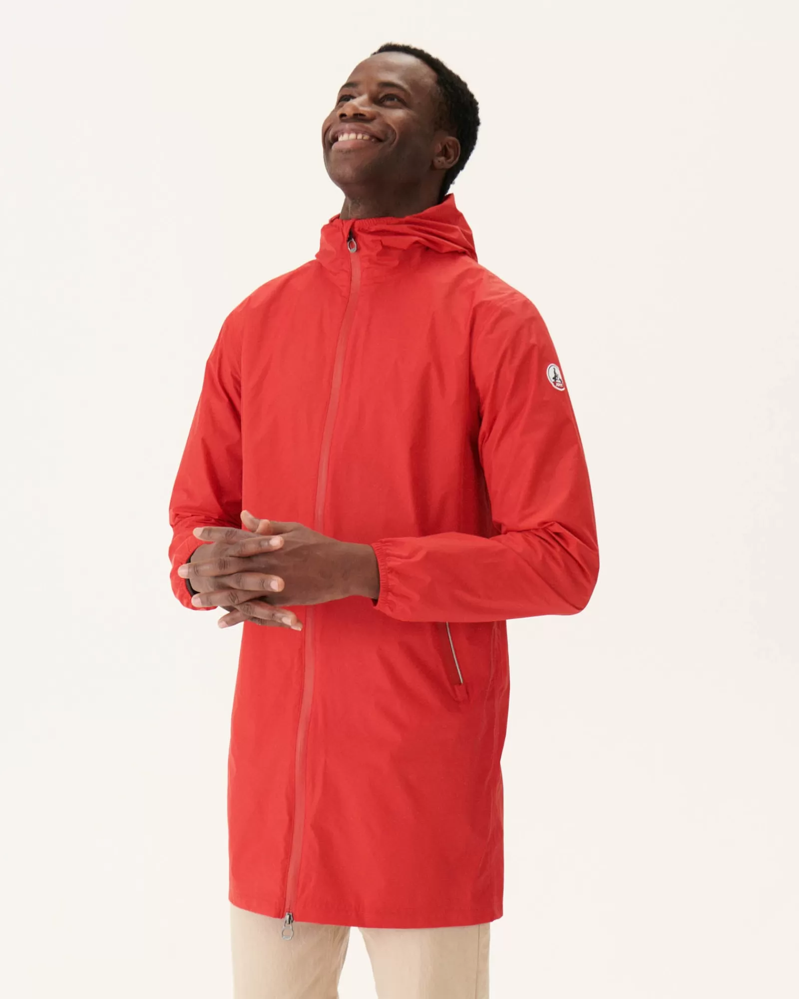 Clearance JOTT Impermeable Long Paquetable Rouge Vif Stockholm 318 Fire Red